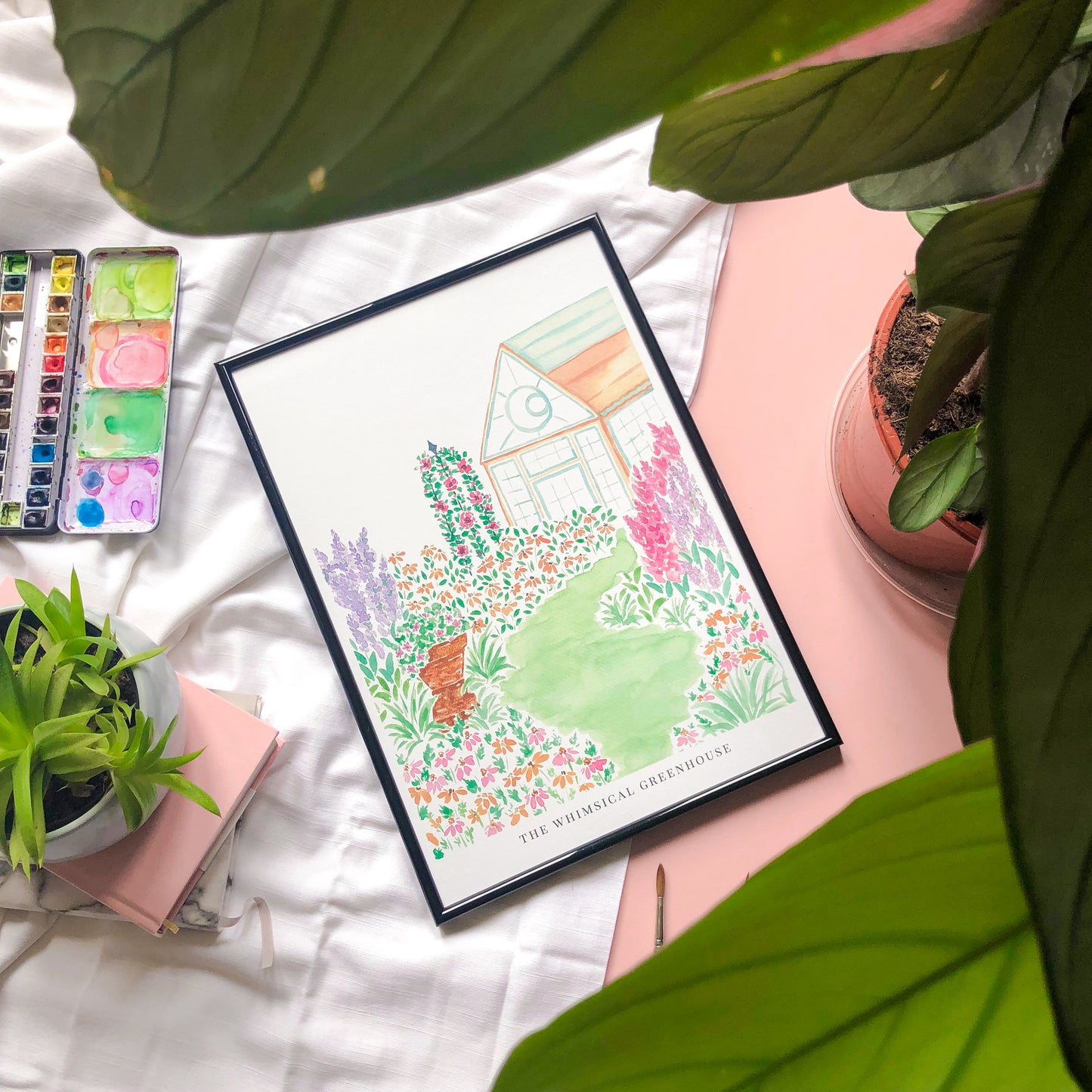 The Whimsical Greenhouse Print