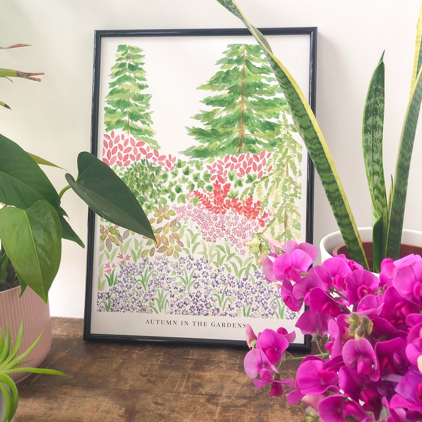 Autumn In The Gardens Print