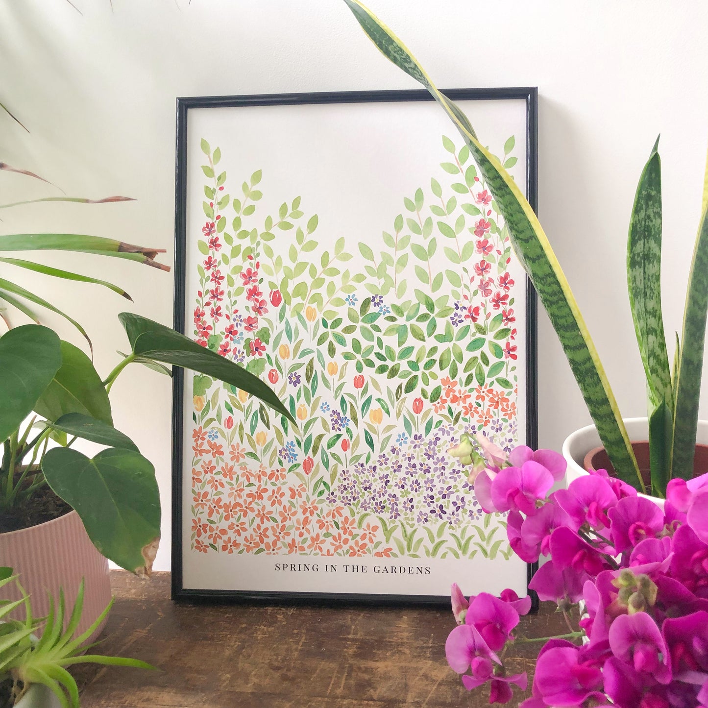 Spring In The Gardens Print