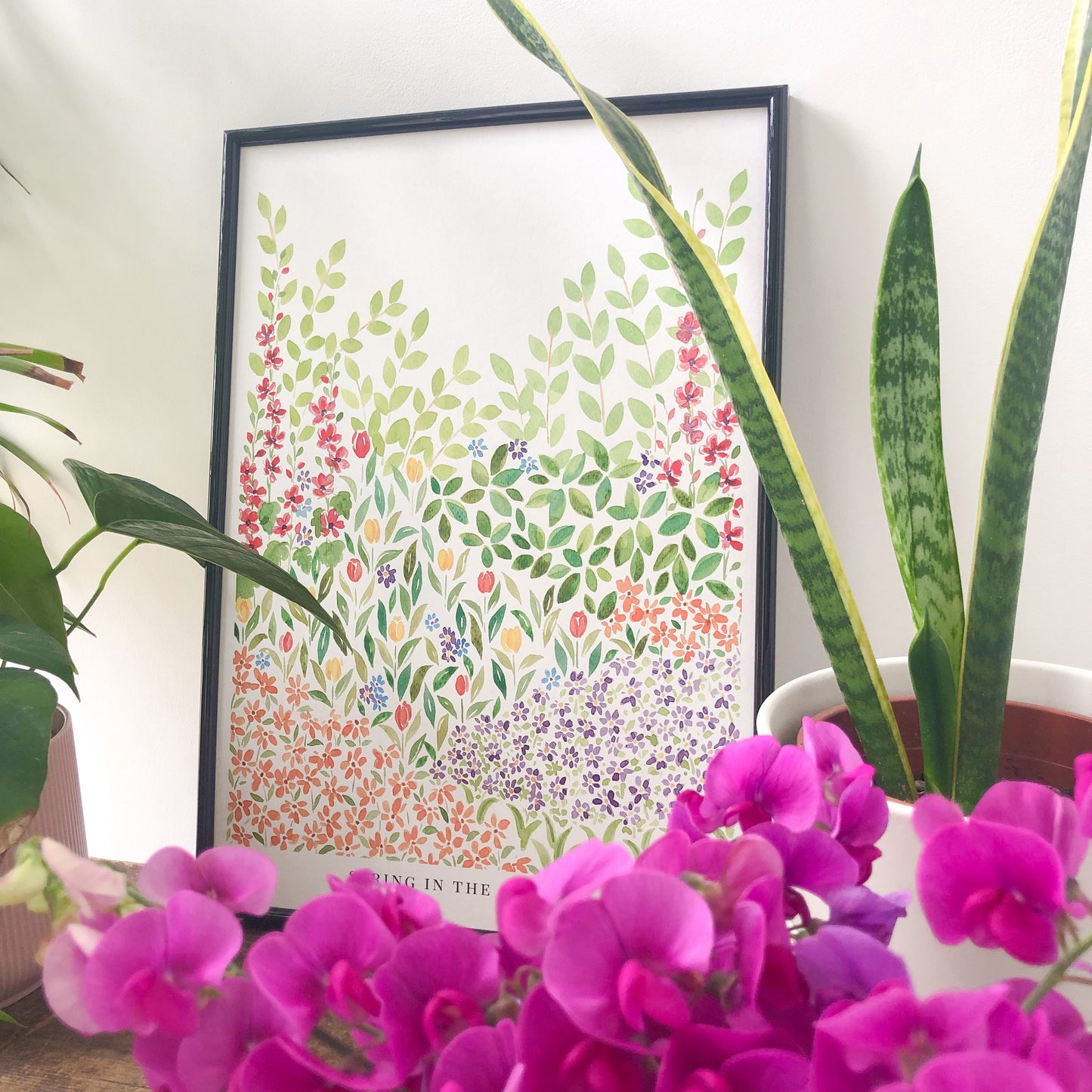 Spring In The Gardens Print