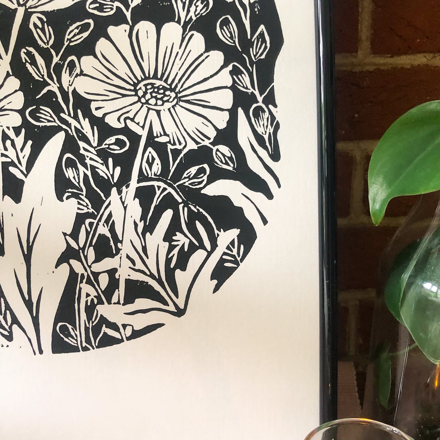 Original Botanical Lino Print A3 *UPDATED!*