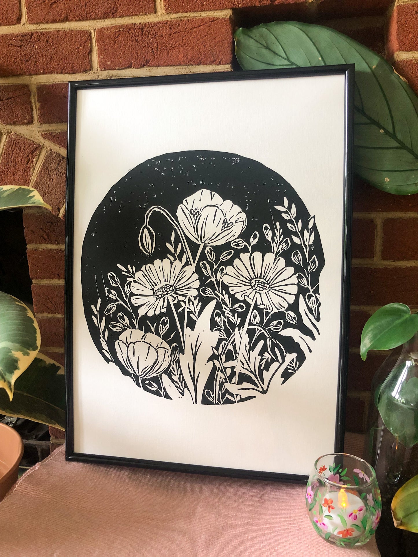 Original Botanical Lino Print A3 *UPDATED!*