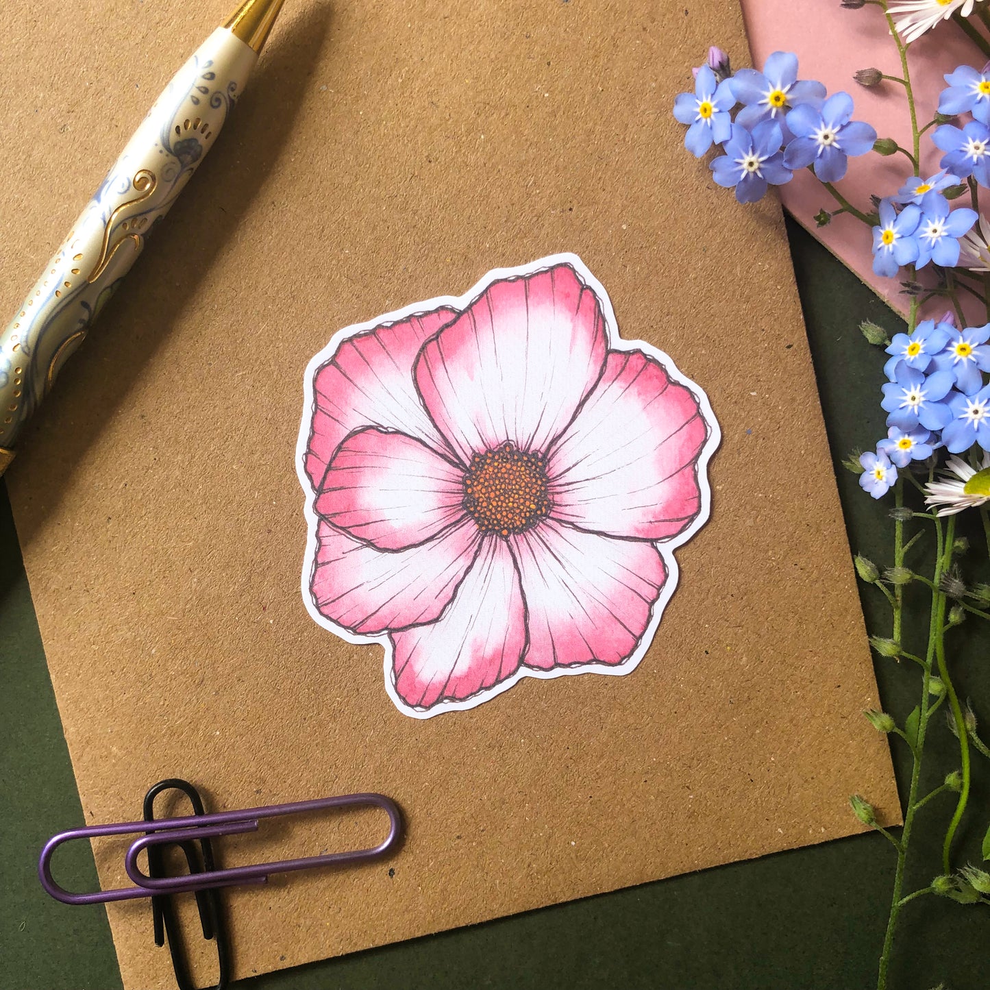 Cosmo Flower Sticker