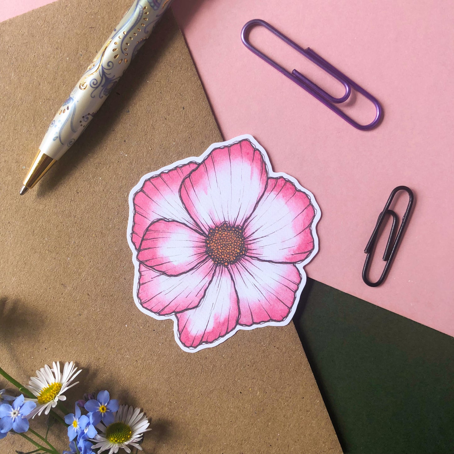 Cosmo Flower Sticker