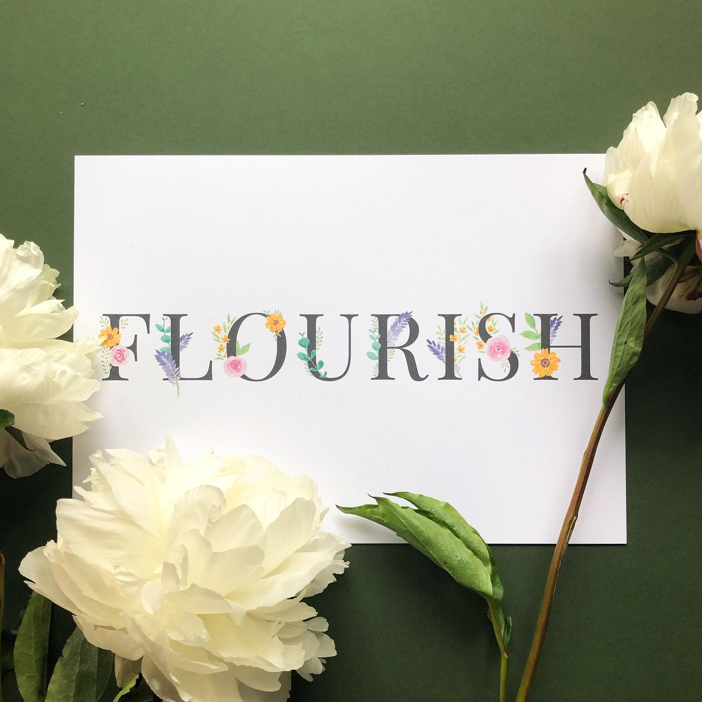 FLOURISH Print A4