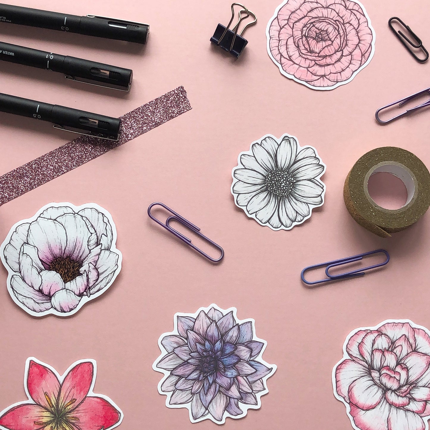 Mystery Flower Sticker Pack