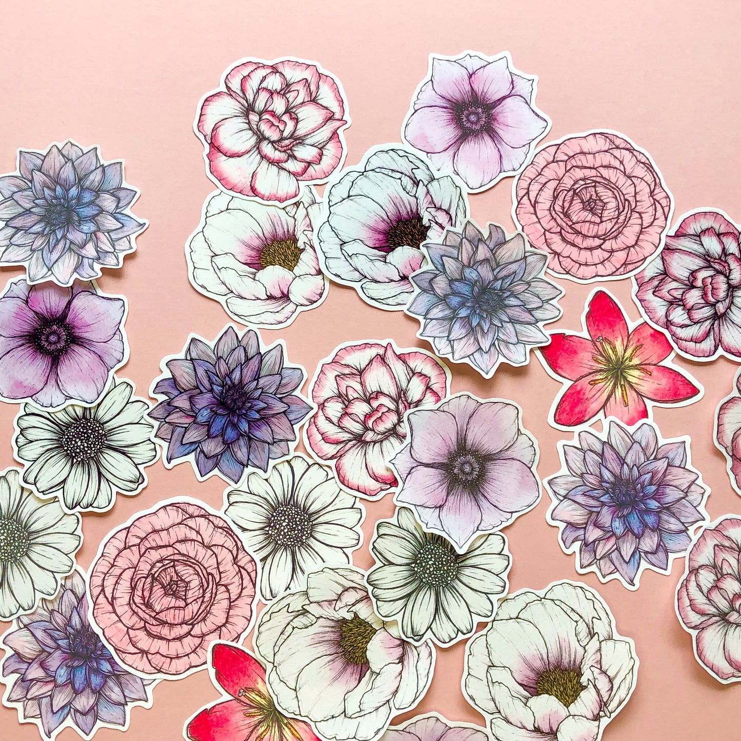 Mystery Flower Sticker Pack