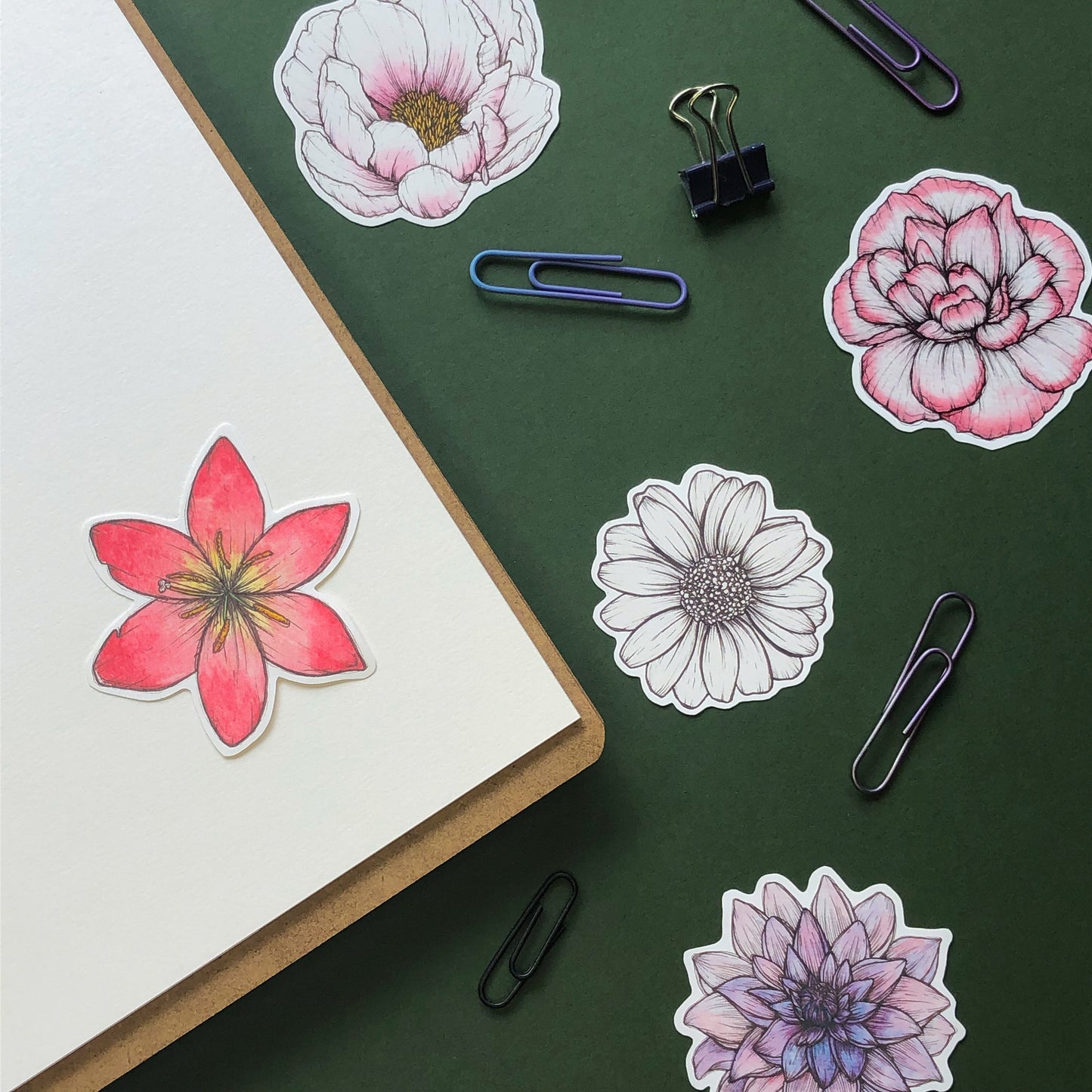 Lily Flower Sticker