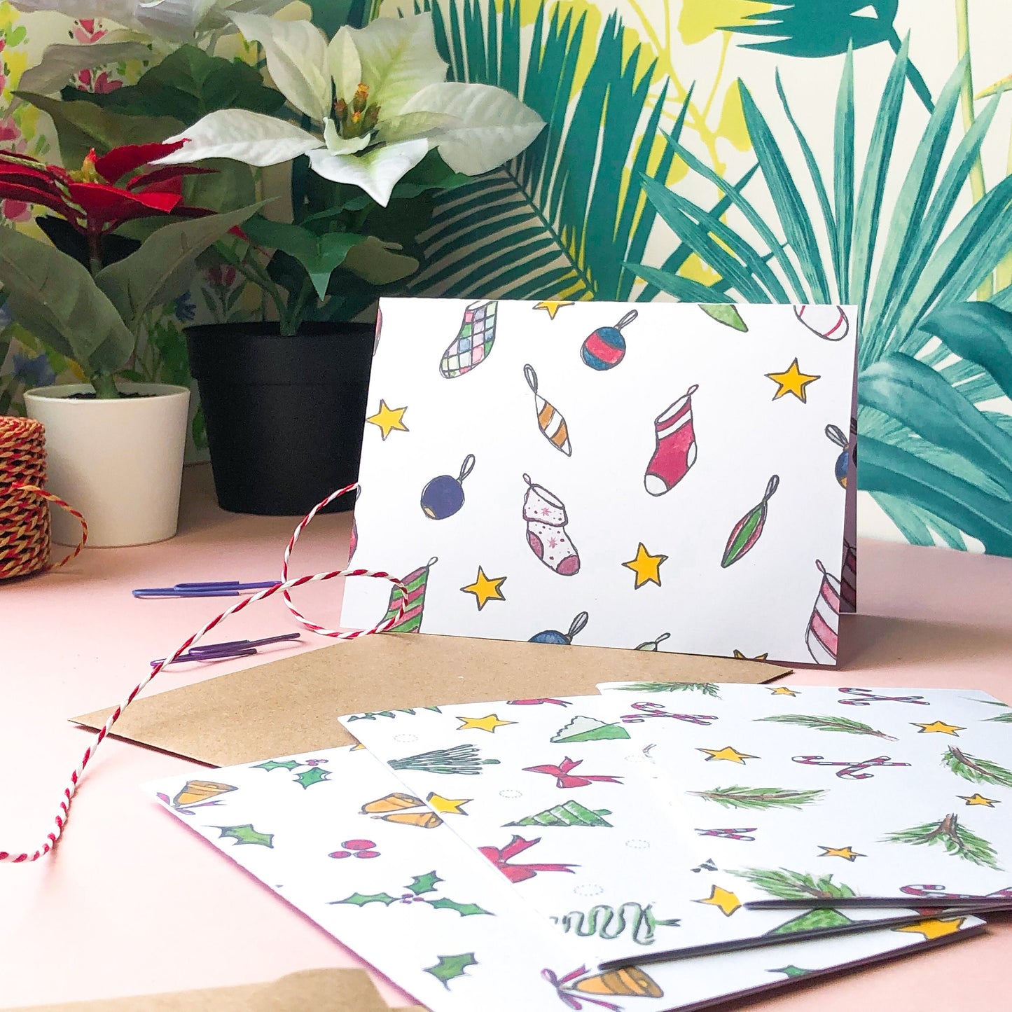 Christmas Pattern Notecard Multipack