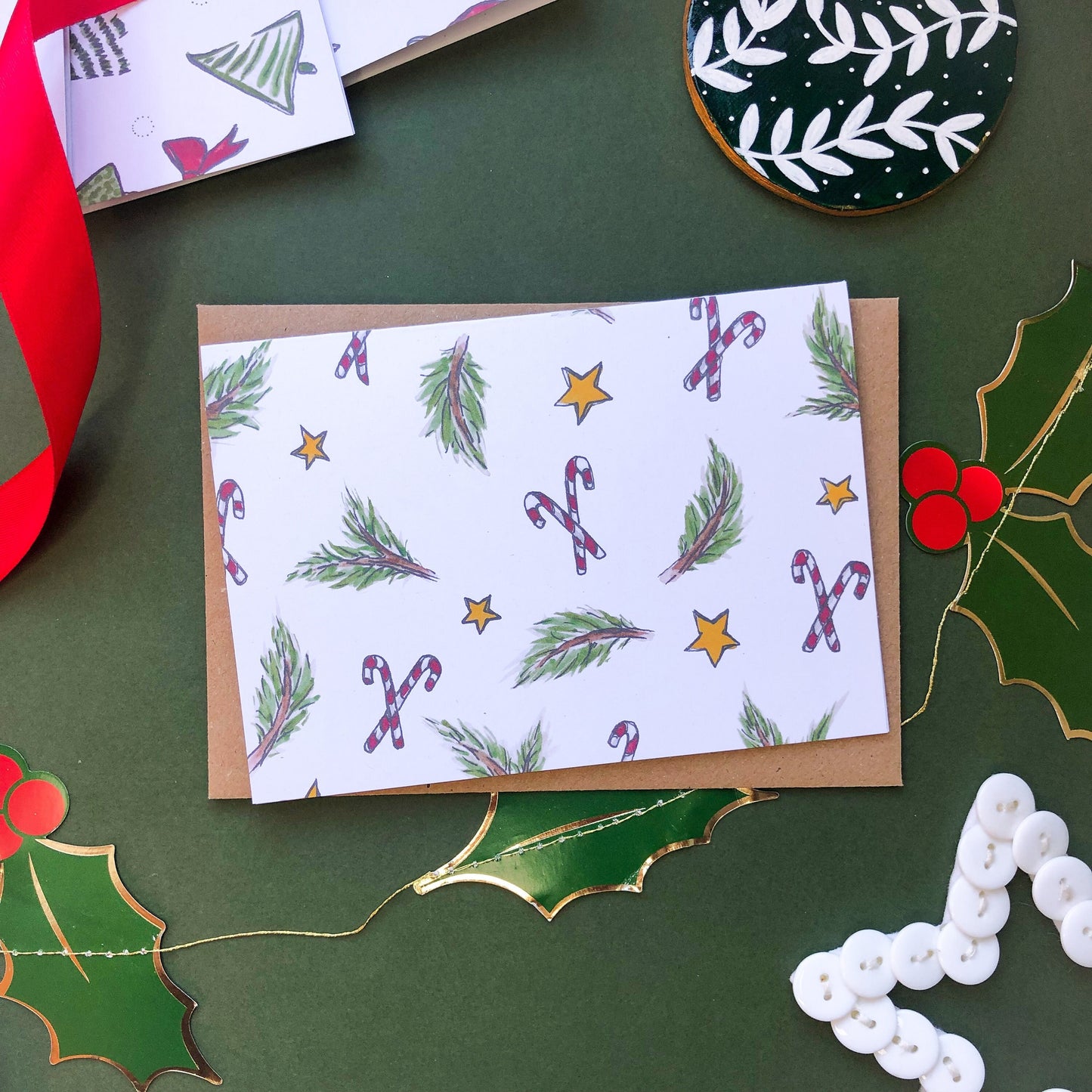 Christmas Pattern Notecard Multipack
