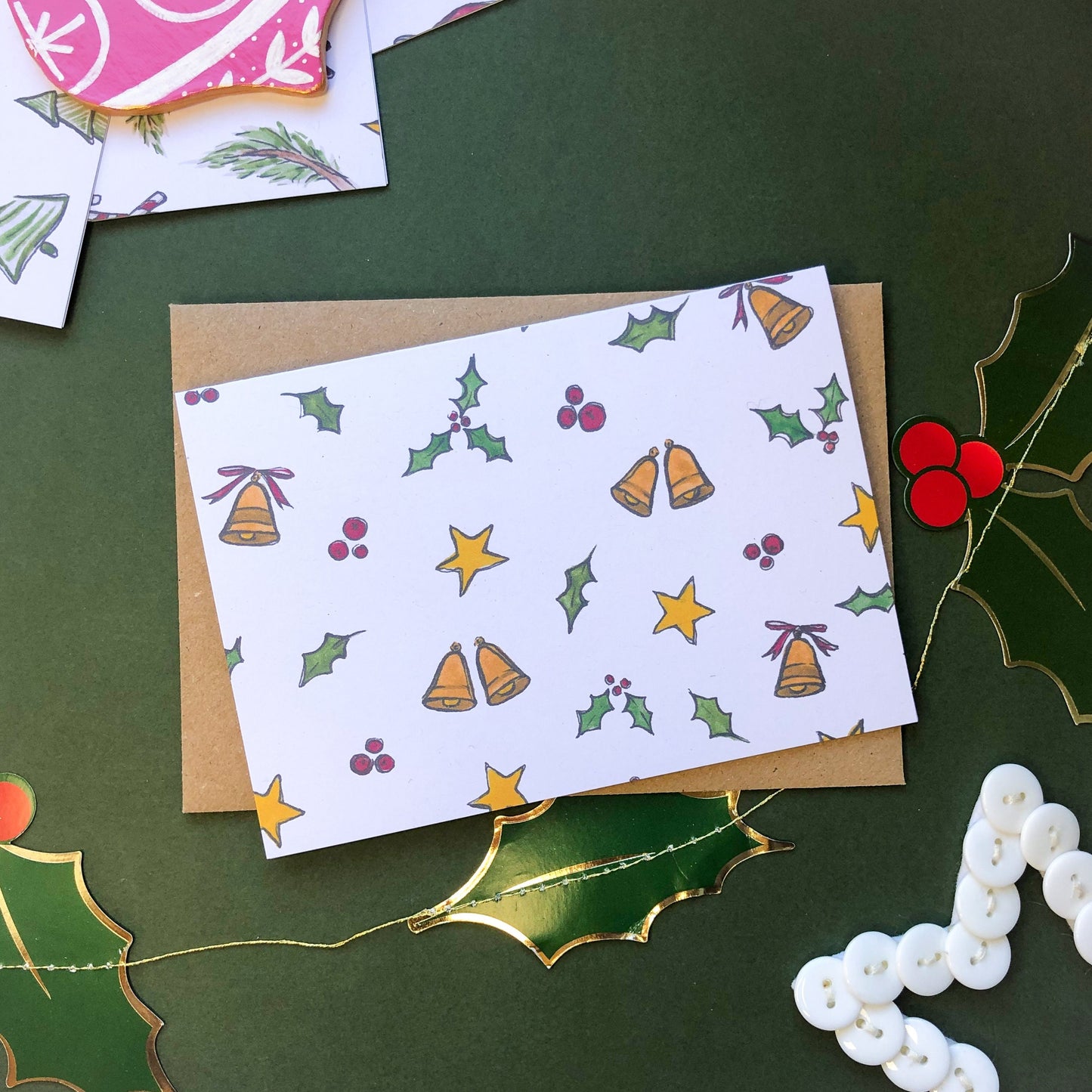 Christmas Pattern Notecard Multipack