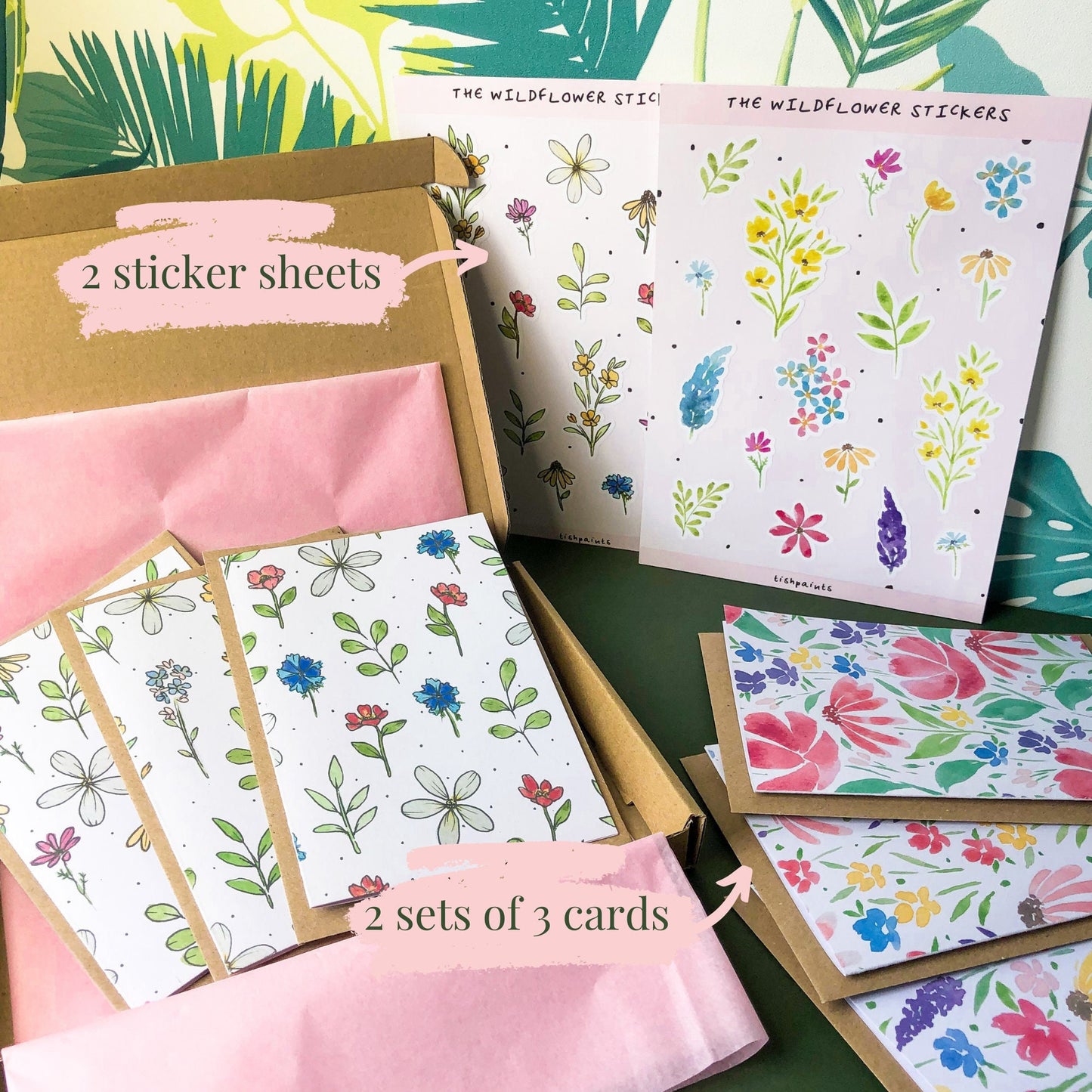 Flower Stationery Gift Set