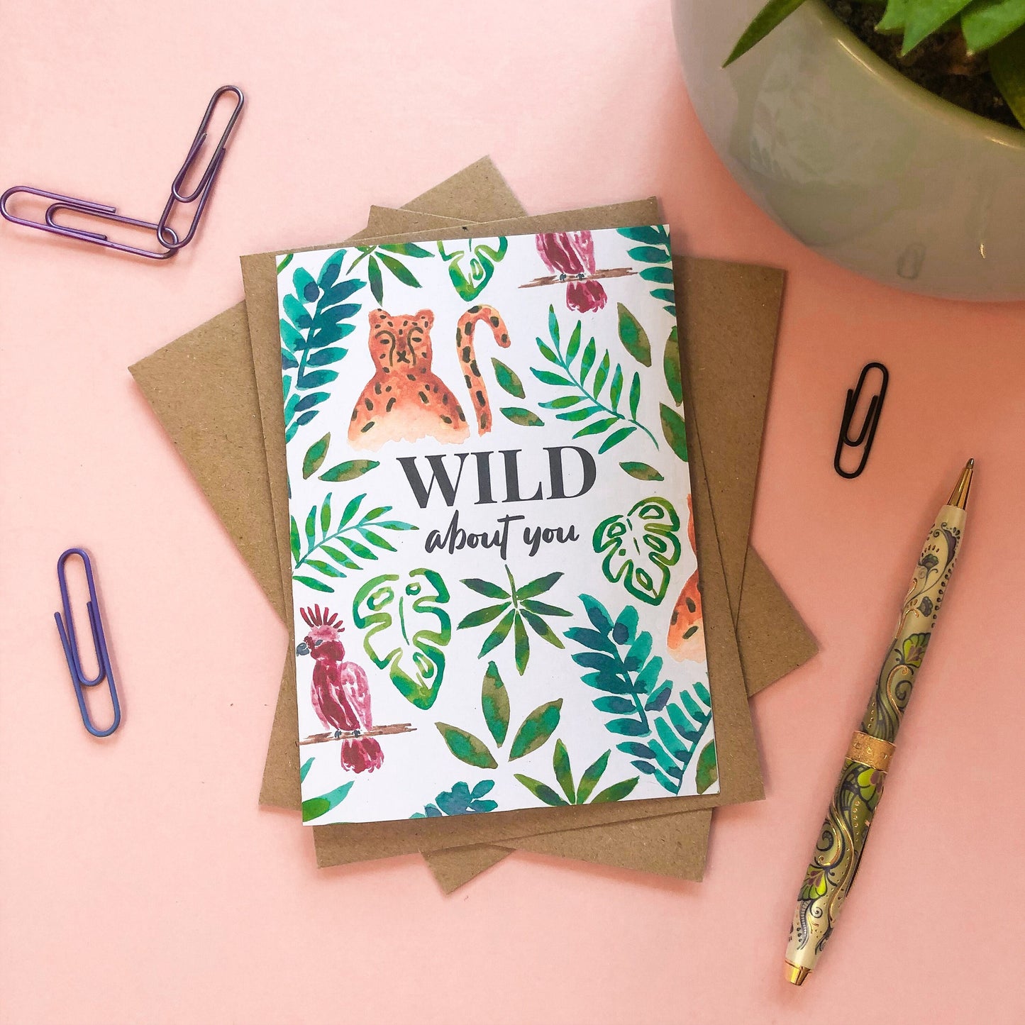 WILD about you Card