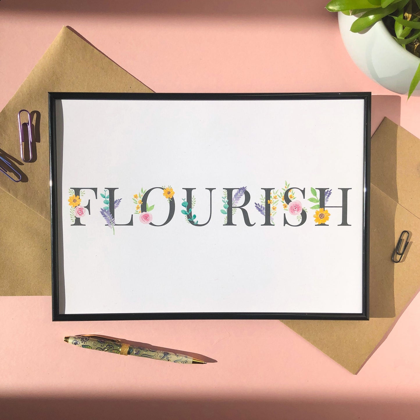 FLOURISH Print A4