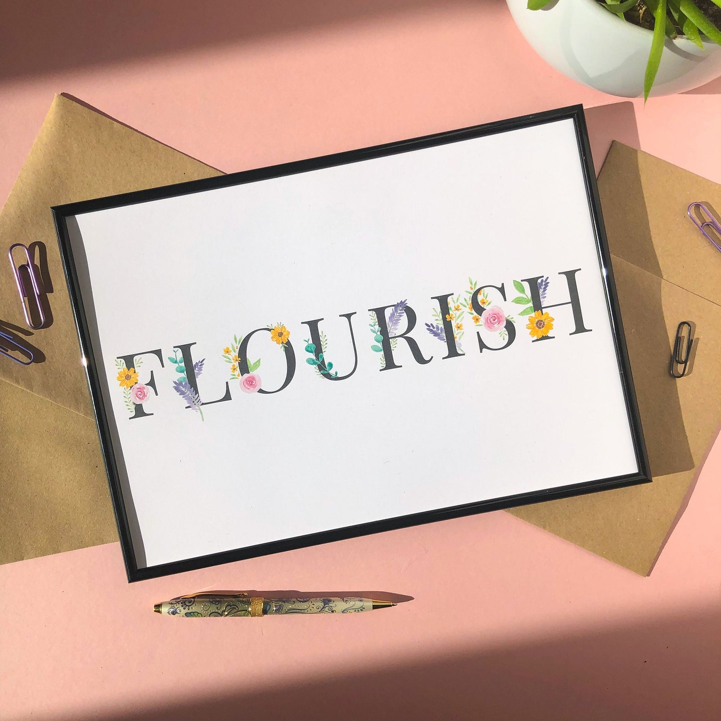 FLOURISH Print A4