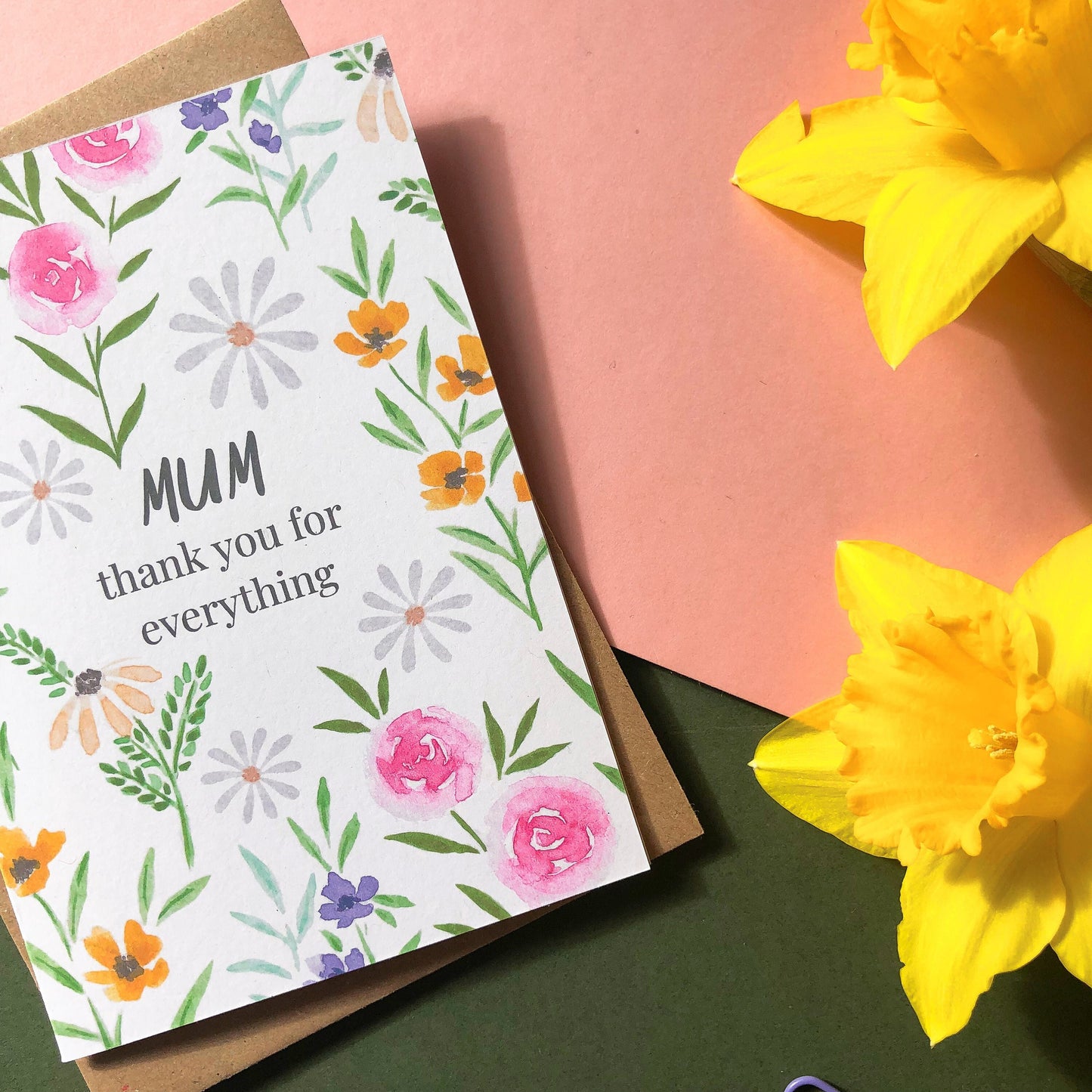 Mum, Thank You For Everything Card