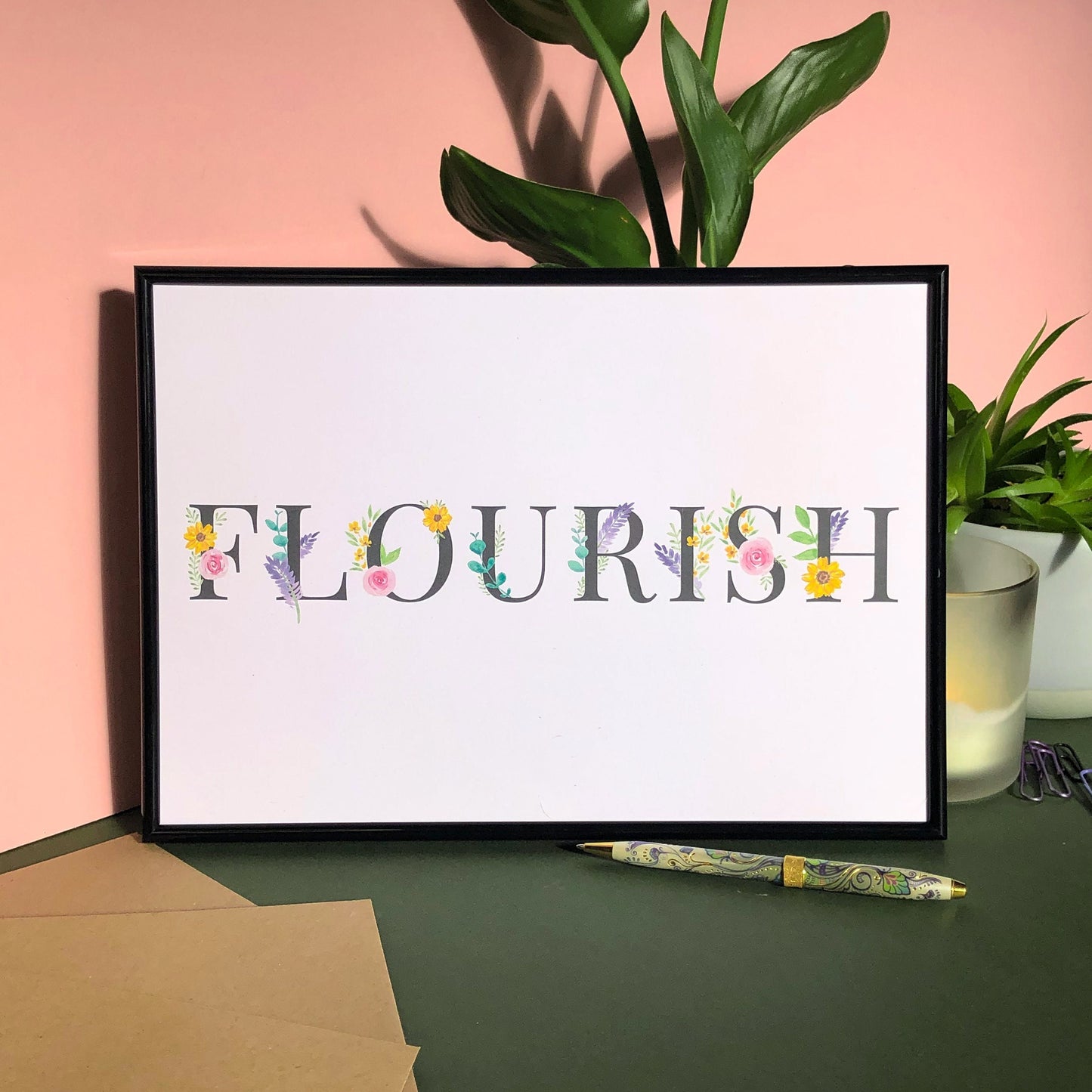 FLOURISH Print A4