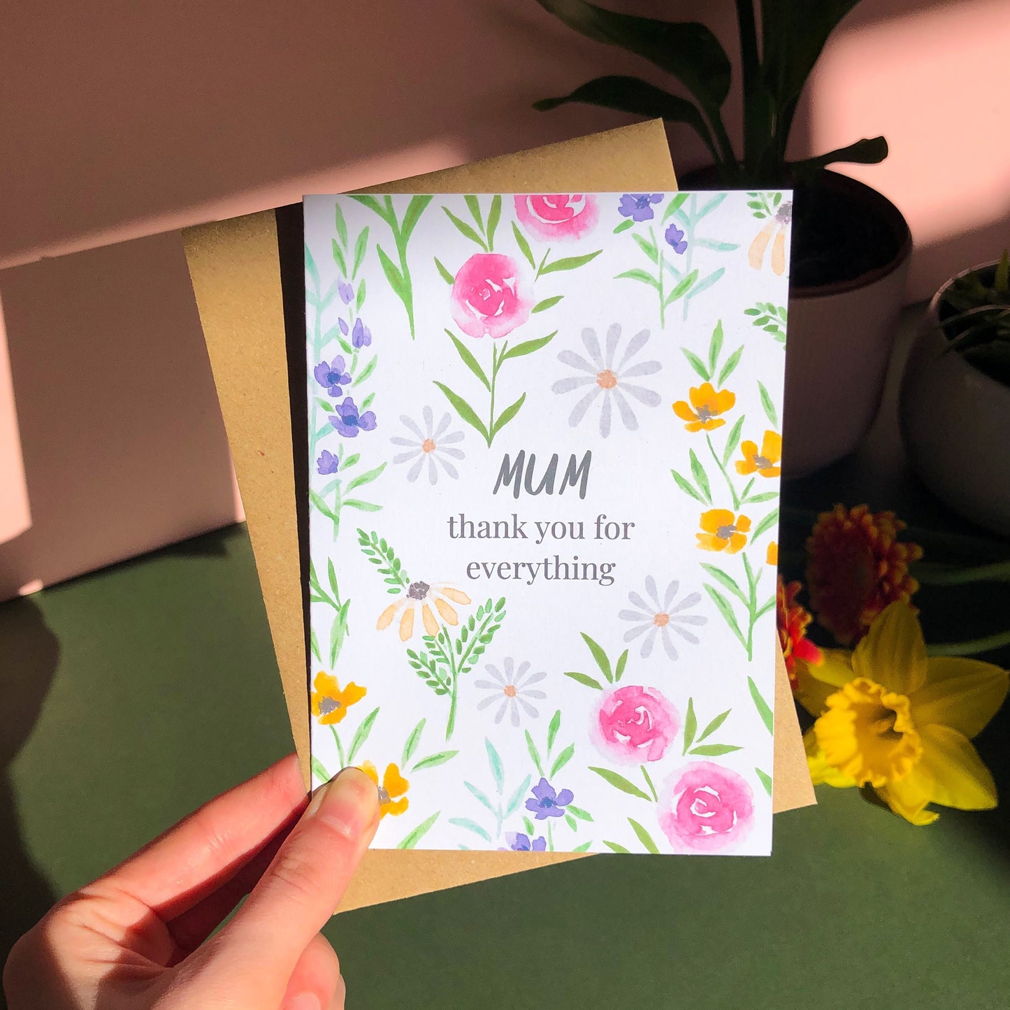 Mum, Thank You For Everything Card
