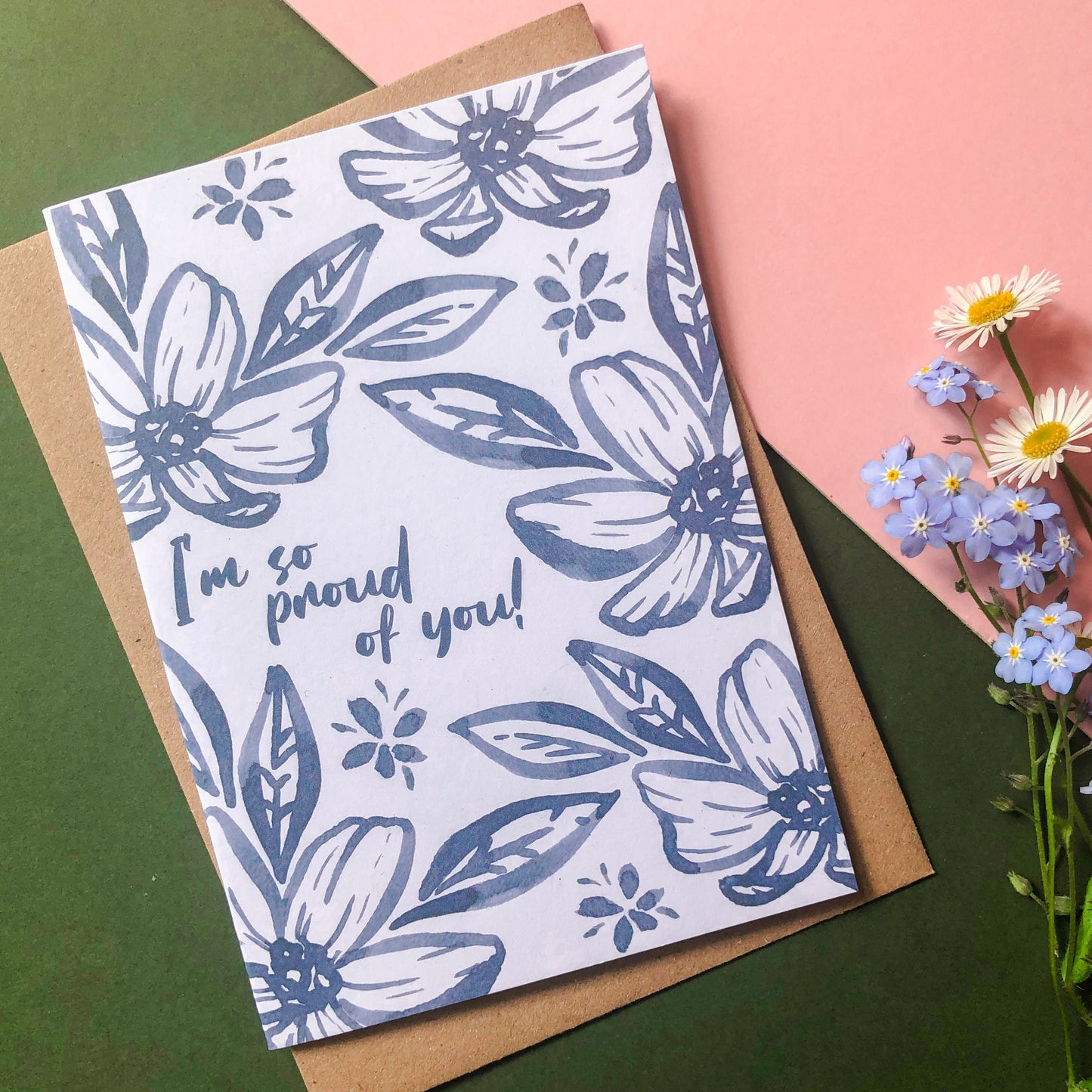 I'm So Proud Of You - Congratulations Card