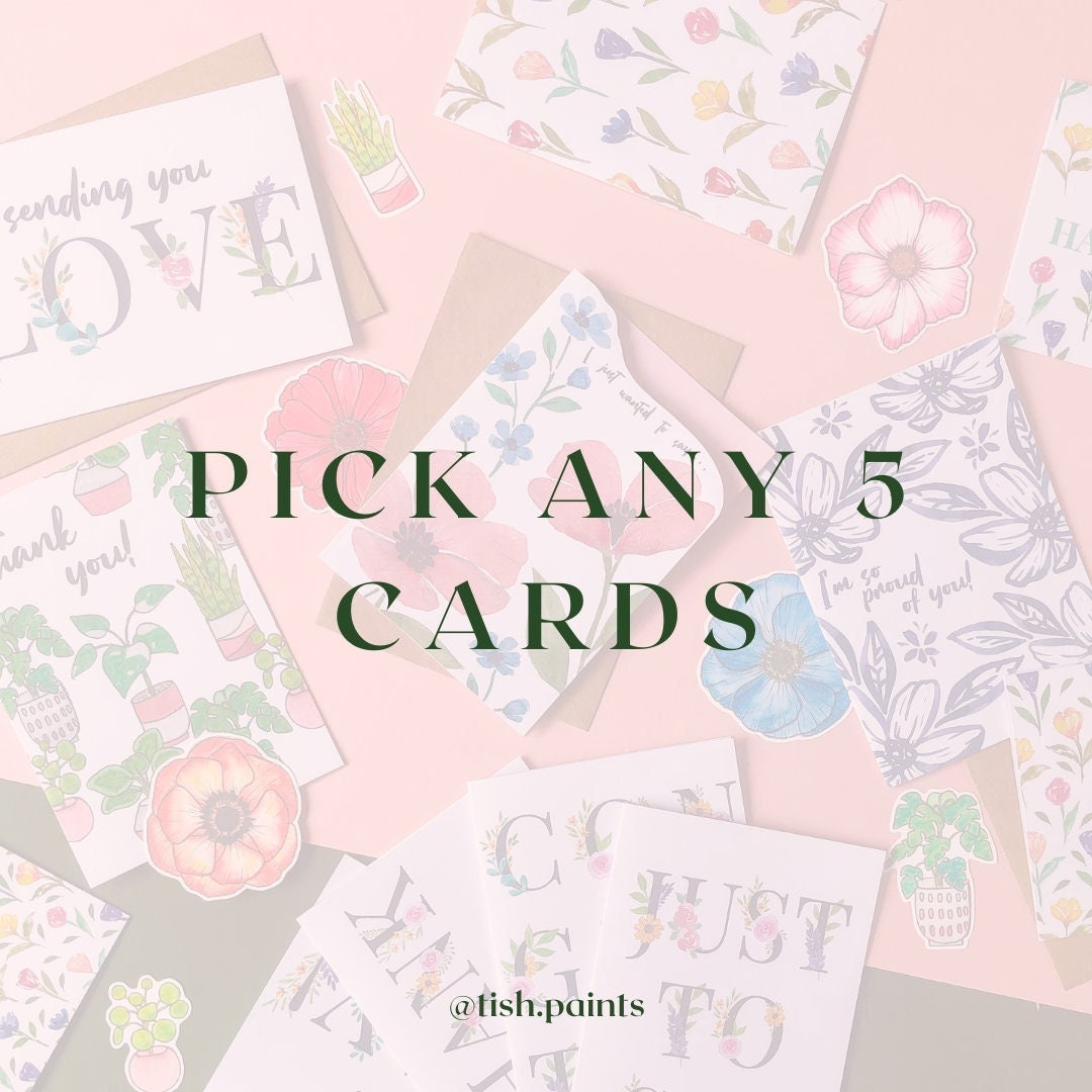 Choose Any 5 Cards - Make Your Own Multipack