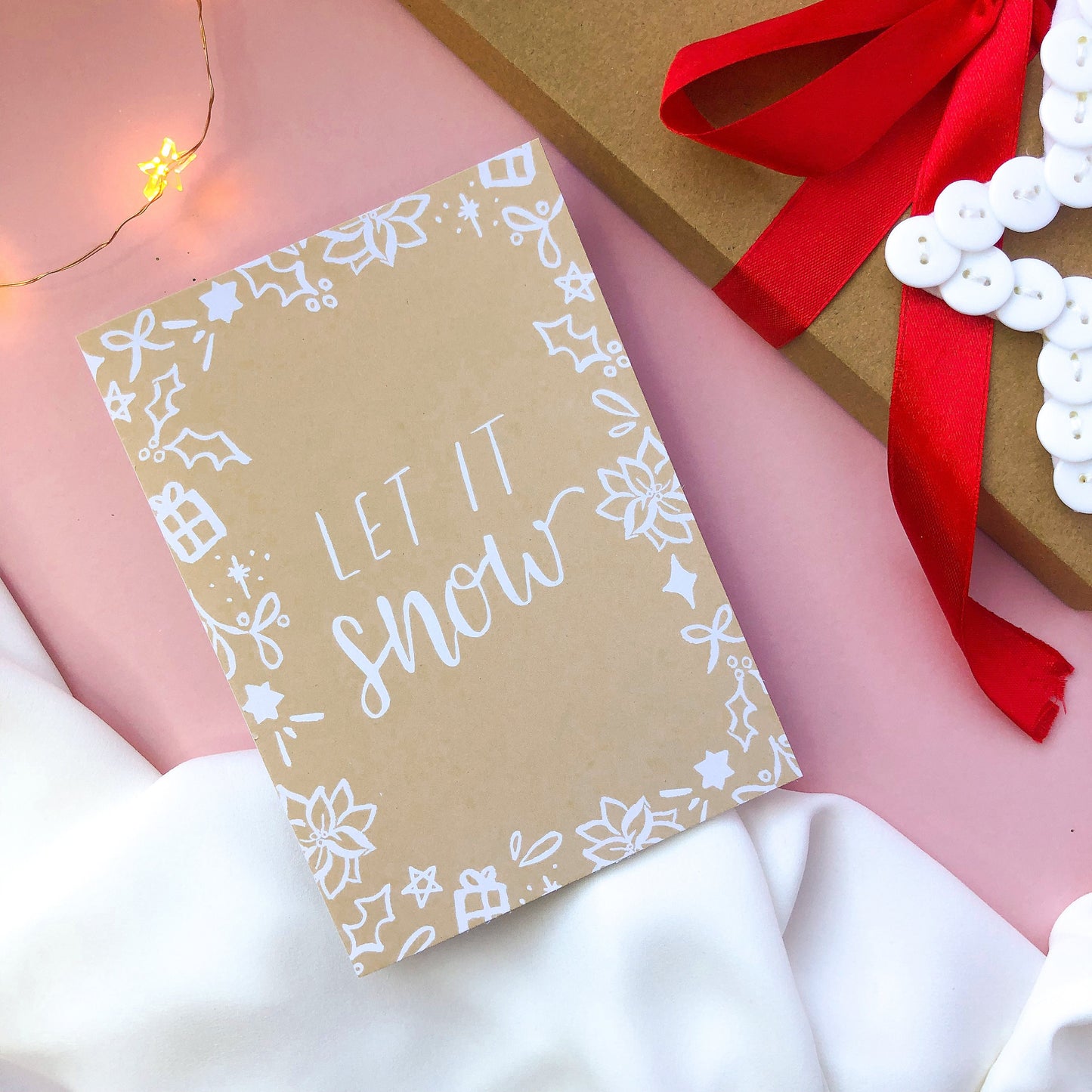 Let It Snow Christmas Carols Card