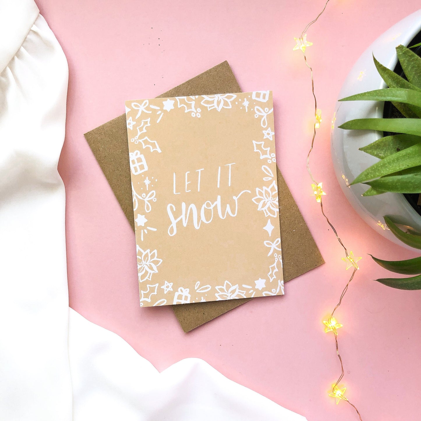 Let It Snow Christmas Carols Card