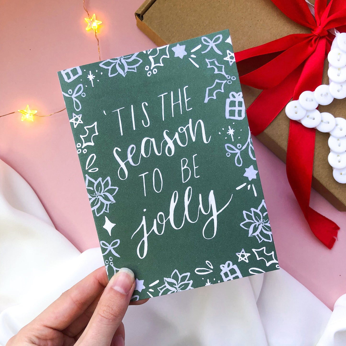 Calligraphy Christmas Carols Card Multipack: 'Tis The Season, Winter Wonderland, Let It Snow, Joy To The World