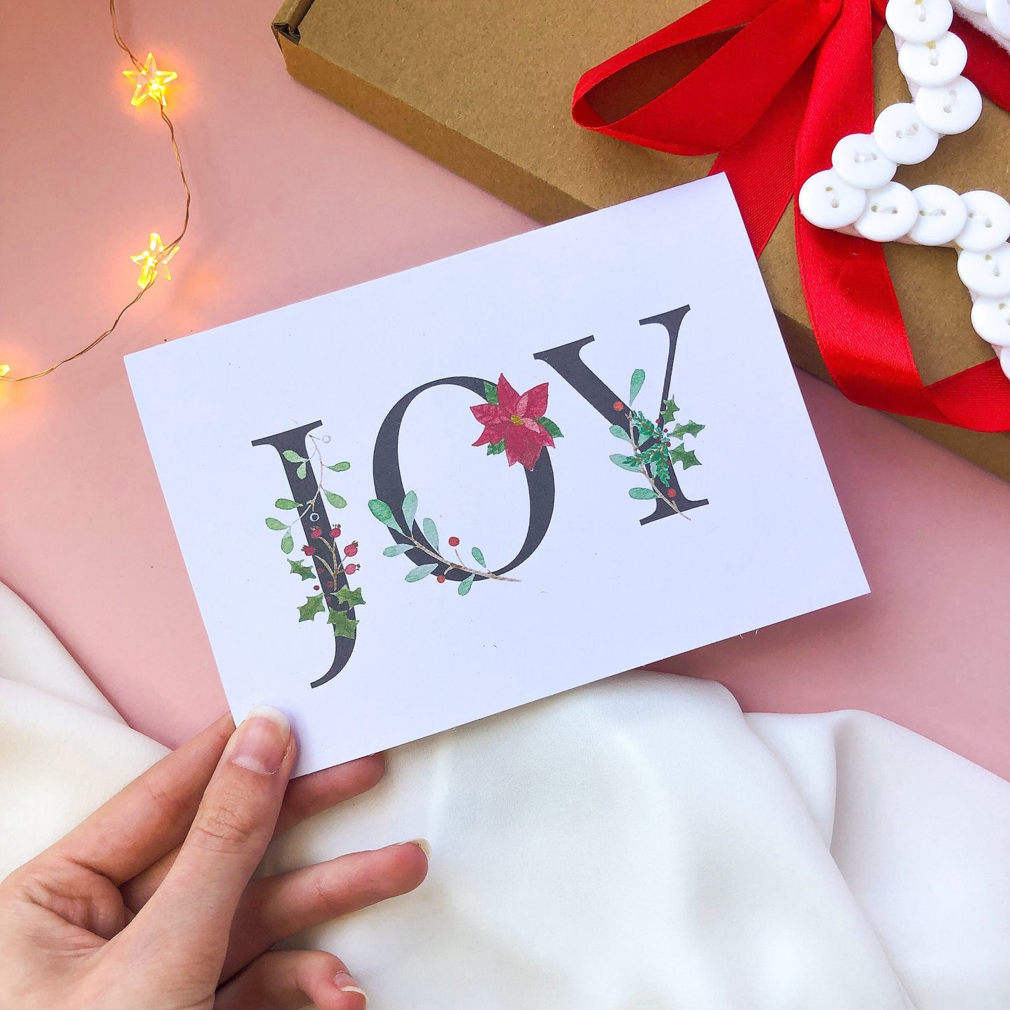 NOEL & JOY Christmas Cards | Pack of 2, 4 or 6
