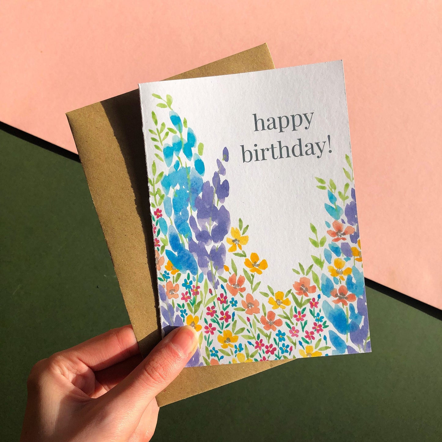 Happy Birthday Wildflower Card