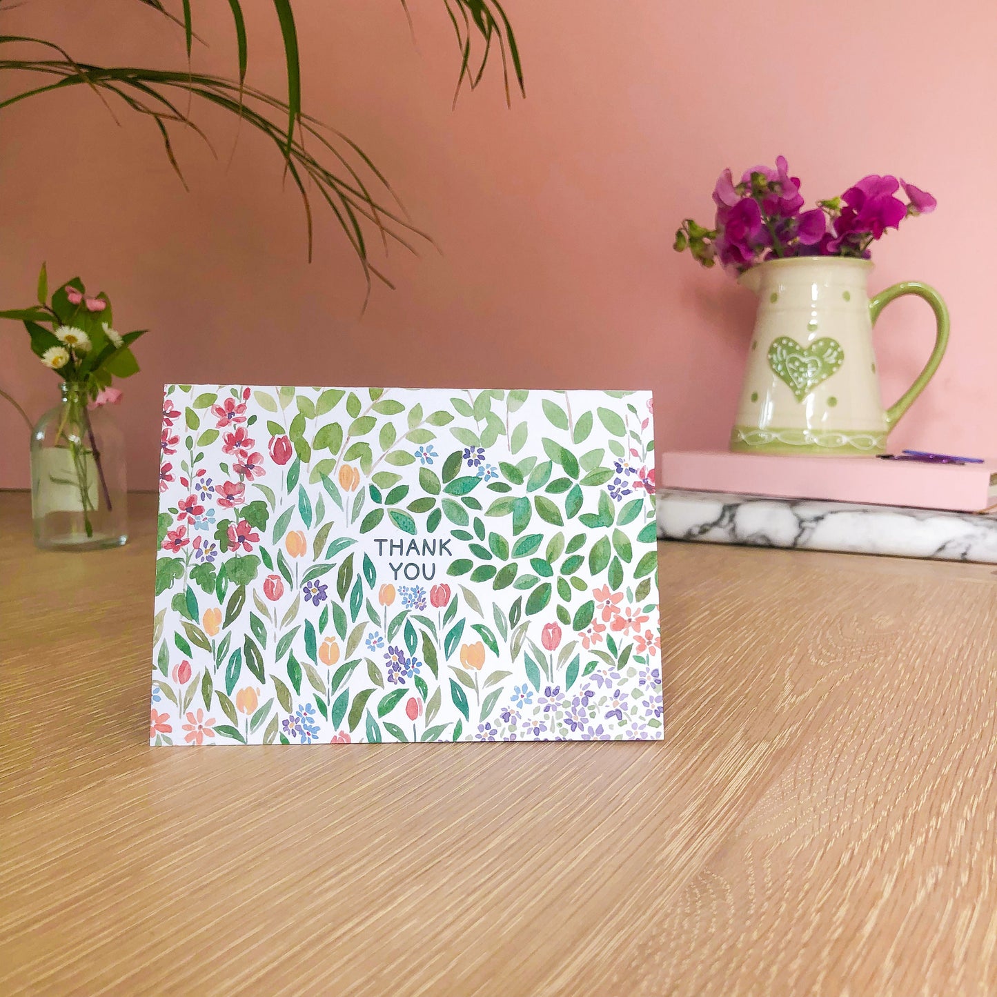 Thank You Spring Flowers Card