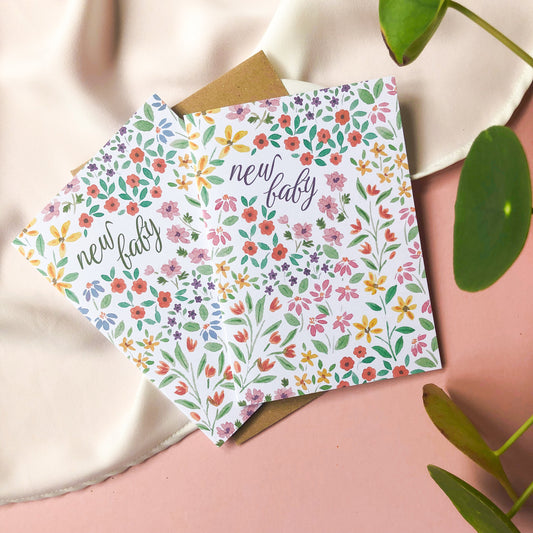 New Baby Card Gender Neutral