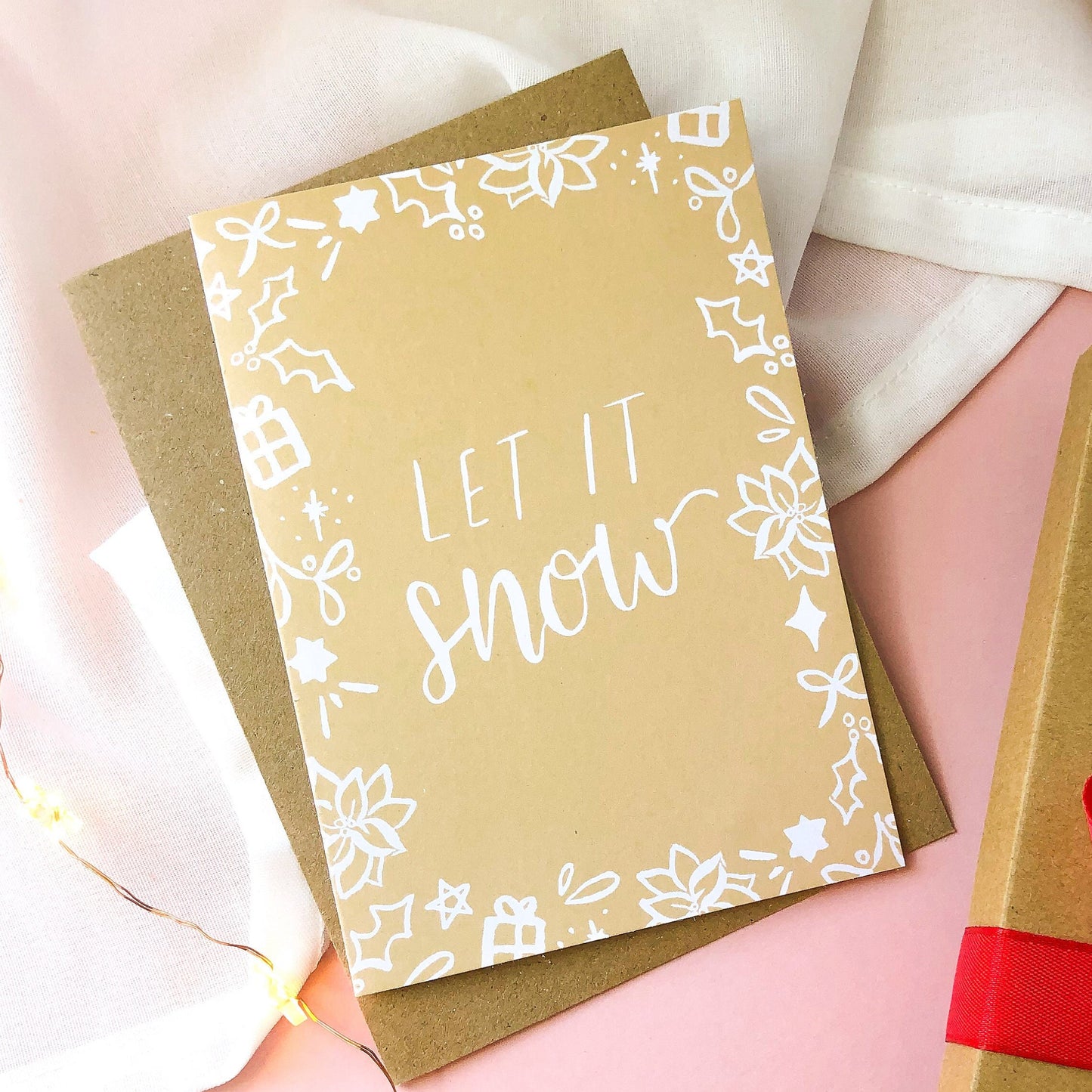 Let It Snow Christmas Carols Card