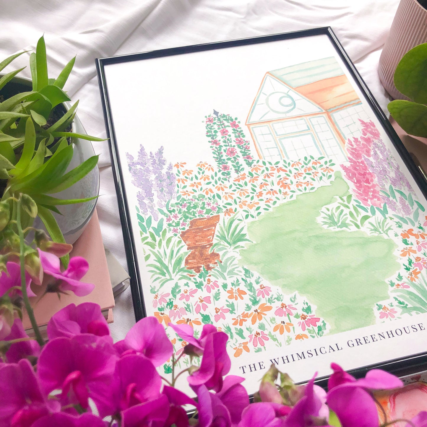 The Whimsical Greenhouse Print