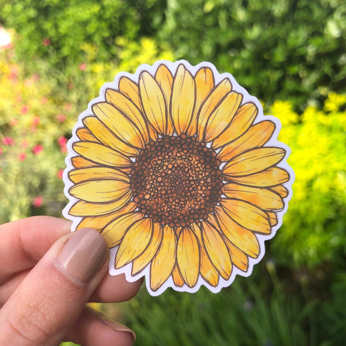 Sunflower Sticker