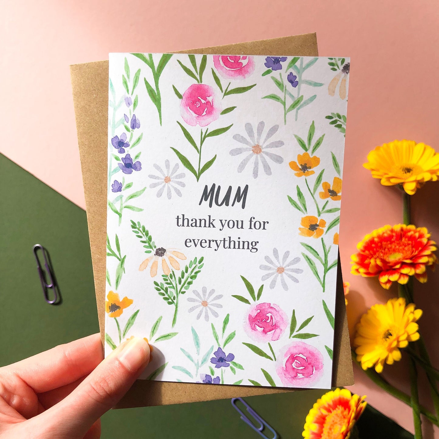 Mum, Thank You For Everything Card