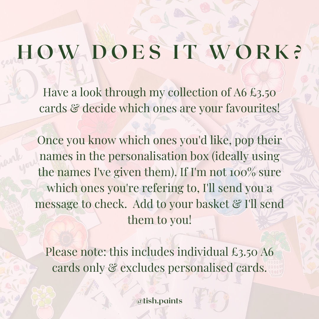 Choose Any 5 Cards - Make Your Own Multipack