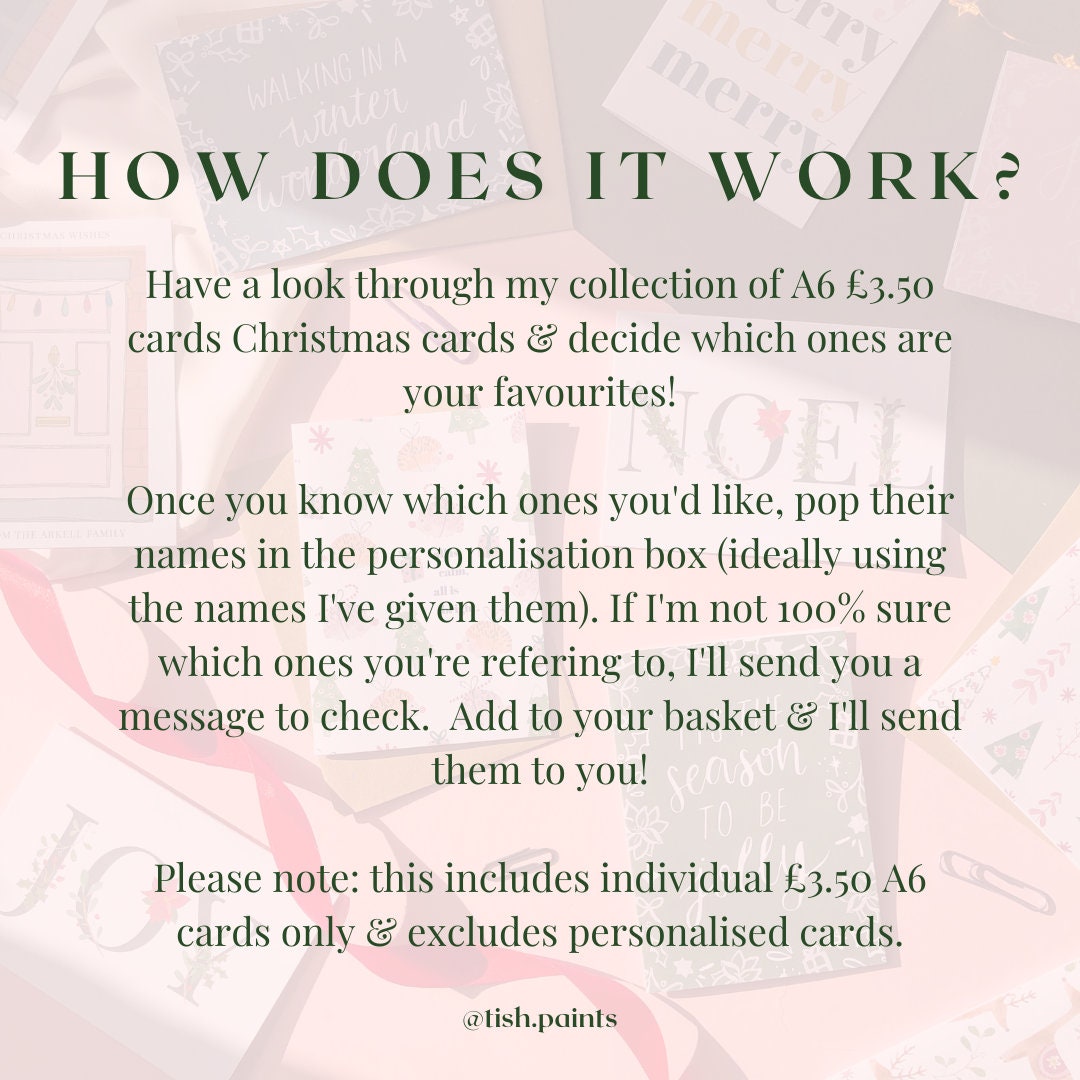 Choose any 10 Christmas Cards