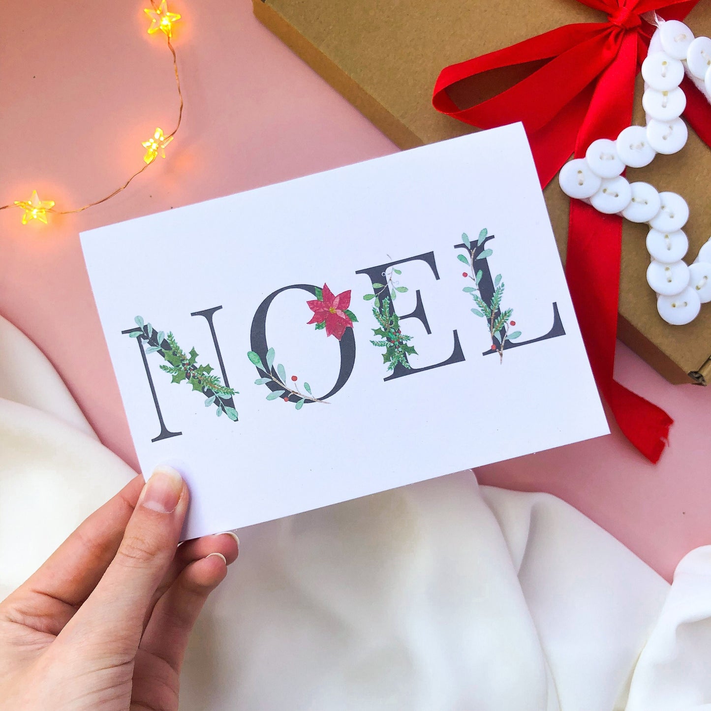 NOEL & JOY Christmas Cards | Pack of 2, 4 or 6