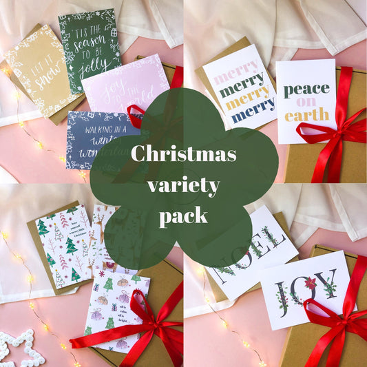 2022 Christmas Card Variety Pack, 14 Cards