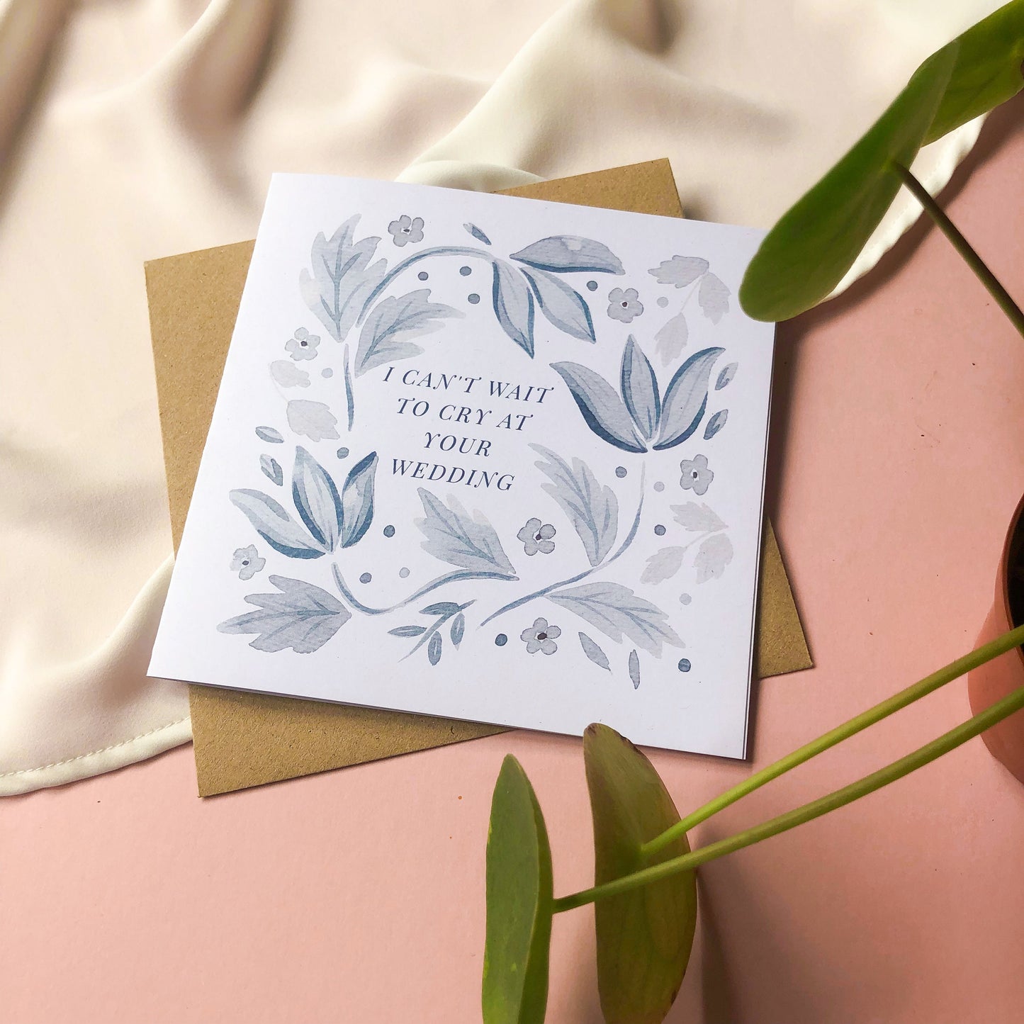 I Can't Wait To Cry At Your Wedding Card - Engagement Card