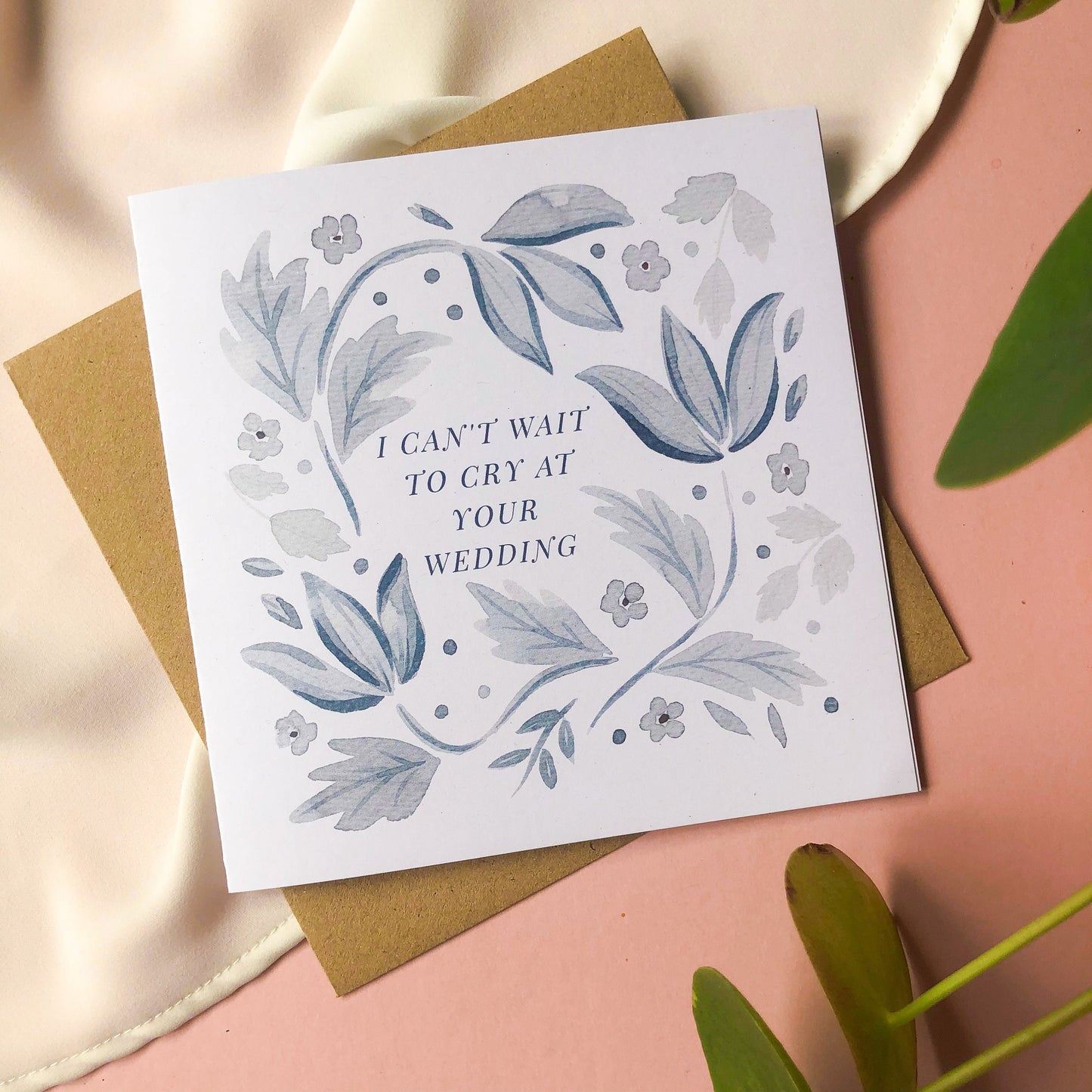 I Can't Wait To Cry At Your Wedding Card - Engagement Card